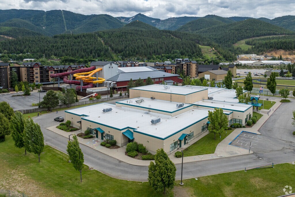 Kellogg Middle School sits next to the river.