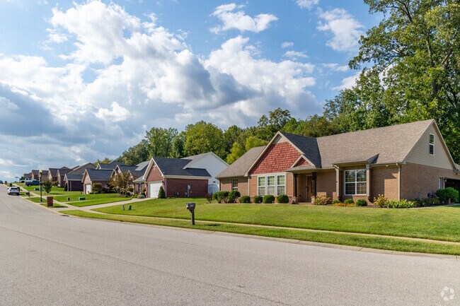 Traditional style houses dot the landscape of Audubon-Bon Harbor.