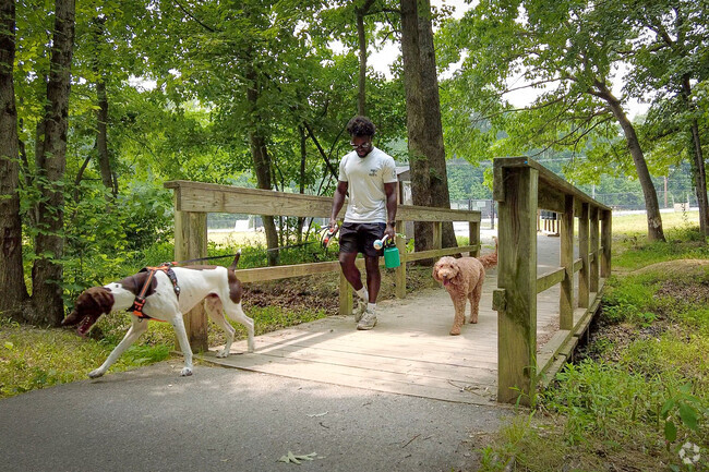 Farrs Corner is pet friendly with trails and dog parks for man's best friend.