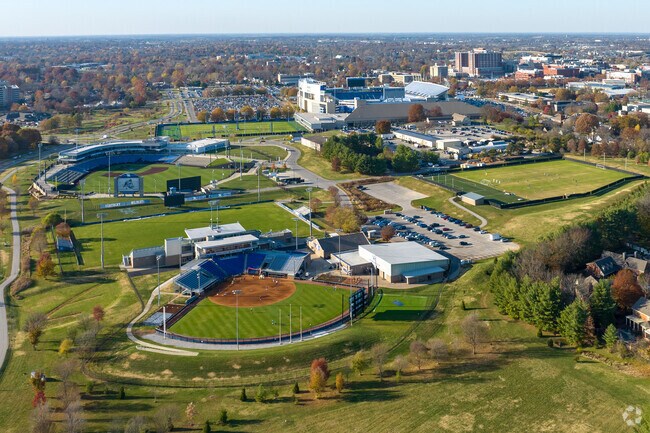 The UKY athletic fields are a big part of life in Lansdowne, especially during football season.