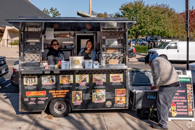 The Yale street food vendors offer almost every ethnic food option on one street corner.