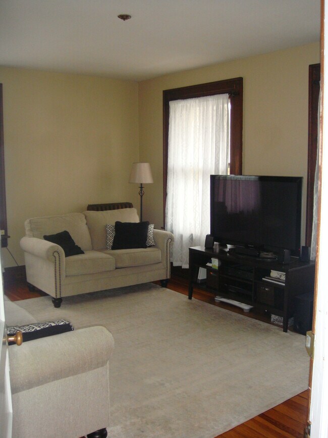 Spacious Living Room With Southern Exposure