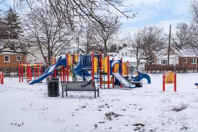 Garvy J Elementary School has a great outdoor playground for students.
