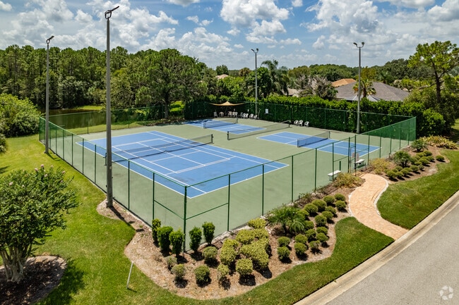 Sports enthusiasts can play pickleball or tennis at the Cypress Head Community Clubhouse.
