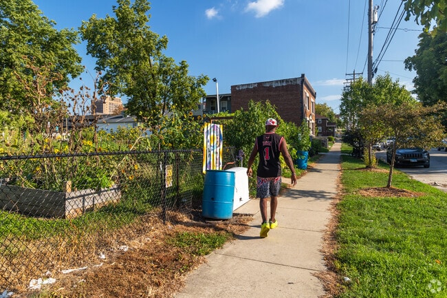 West Bloomington residents can garden at the Westside Community Garden.