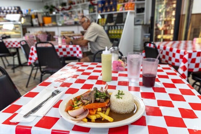 A favorite dish for Richardson Heights locals is the Lomo Saltado at Tineo Peruvian Cafe.
