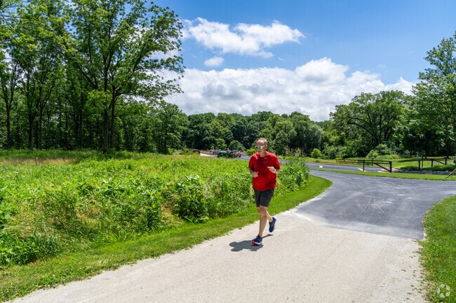 McDowell Grove Forest Preserve has nearly 7 miles of looped turf and limestone trails.