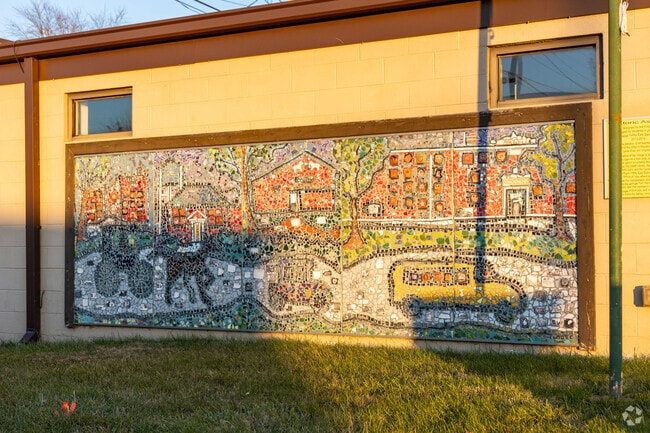 Artwork found at the Buckeye Valley Food Pantry in downtown Ashley.