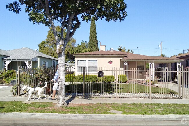Maywood is a walkable neighborhood with sidewalks lining the streets.