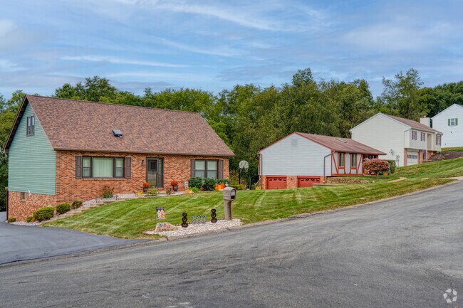A traditional row of homes provides modern living in Marion Township.