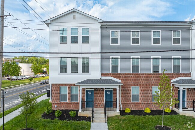 New luxury townhomes in Cramer Hill come with up to three floors of living space.