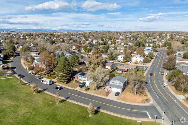 The Sheridan Green neighborhood offers ranch-style, split-level, and contemporary houses.