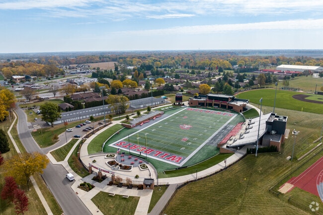 Residents of College Park can walk to watch the game at nearby Indiana Wesleyan University.