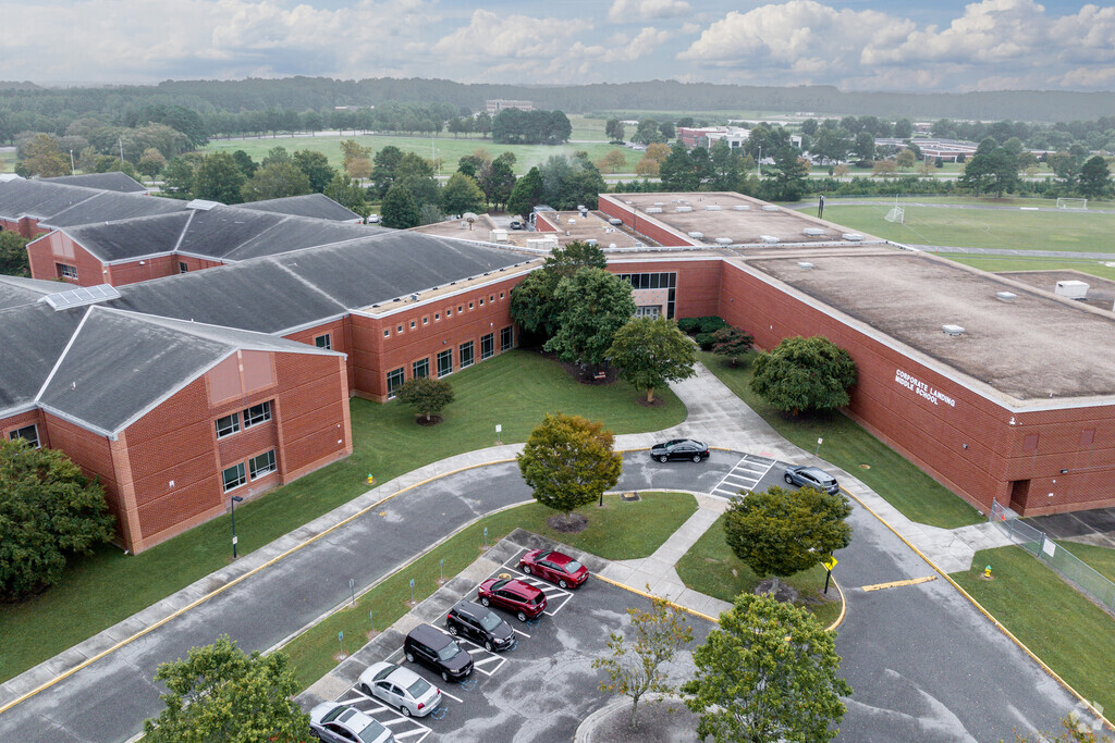 Corporate Landing Middle School is a public institution.