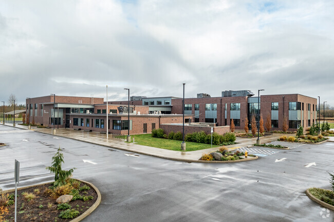 Image Elementary School is a modern brick building in Vancouver, WA.