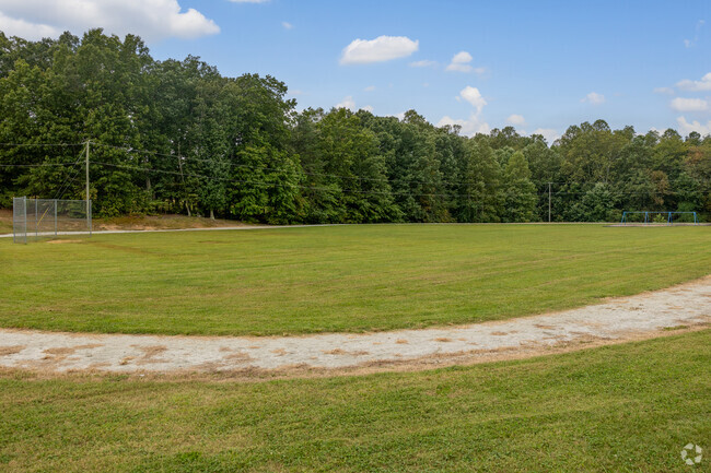 Union Cross Elementary School has plenty of outdoor recreation for students during gym.