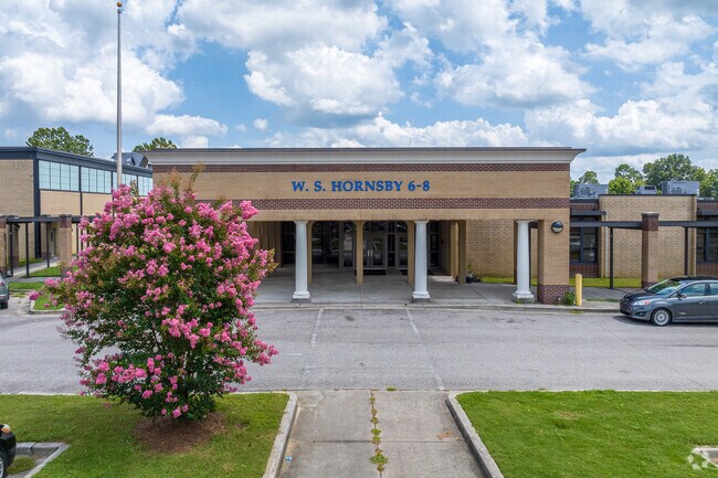 Established in 1967, W.S. Hornsby Middle School has a 13:1 student teacher ratio.