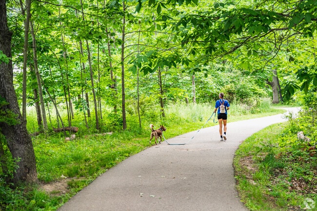 Locals of Brunswick can utilize the many paved trails around the city.