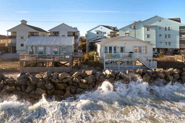 Prices range from $307,000 to $2.5 million with an ocean view along Carolina Beach.