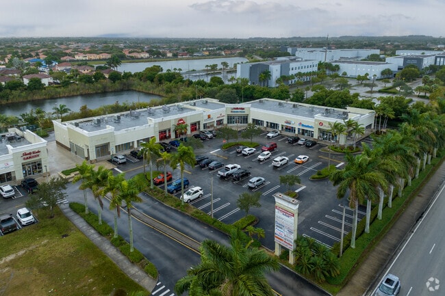 An aerial context of the Hallbridge Preparatory Academy.