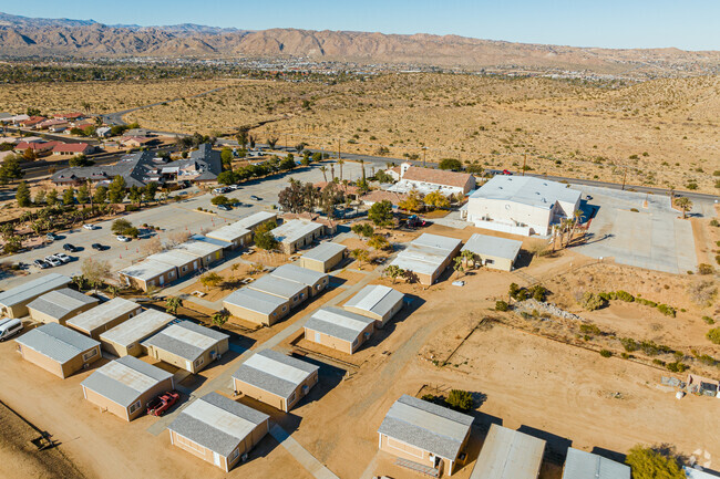 Joshua Springs Christian School offers a sprawling campus when viewed from above.