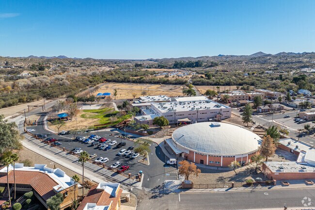 A bird's eye view of Hassayampa Elementary School in Wickenburg.