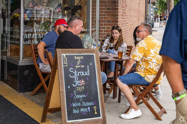 Every Labor Day, residents enjoy Stroudfest in nearby downtown Stroudsburg.