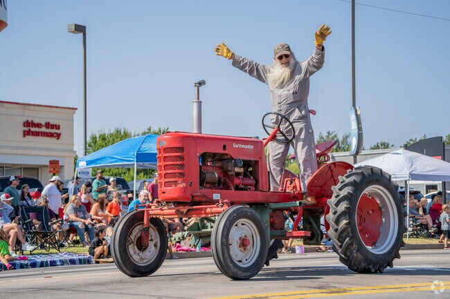 The farming equipment showcase is part of the Western Days Parade.