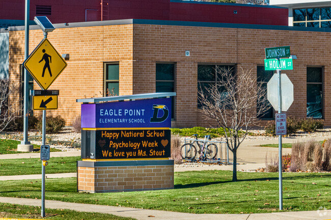 Eagle Point Elementary is located in the nothern area of DeForest.