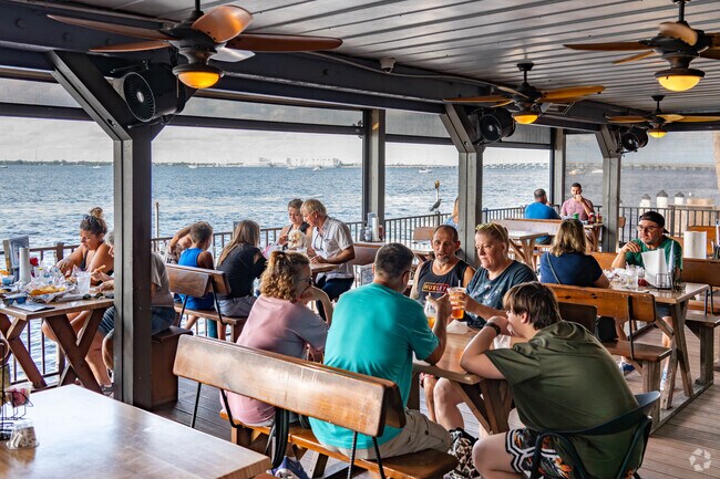 Harpoon Harry's is just across the Bridge from Harbour Heights.