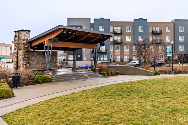 Local activities at the outdoor amphitheater in Linden Square in Gladstone.
