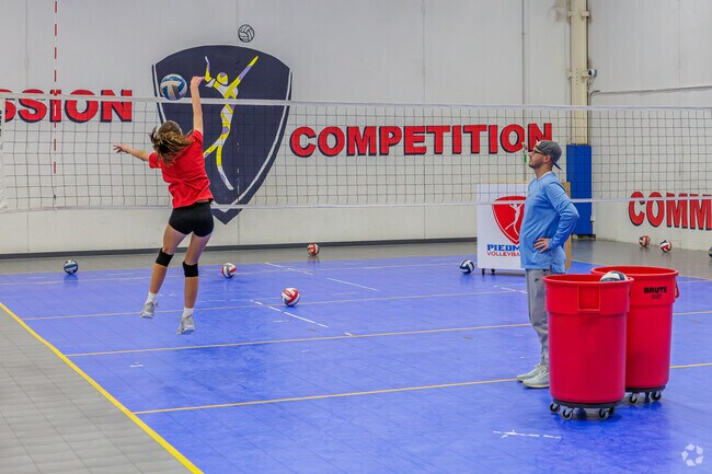 Residents of Bryson Ridge can access private volleyball lessons at Greensboro Sports Complex.