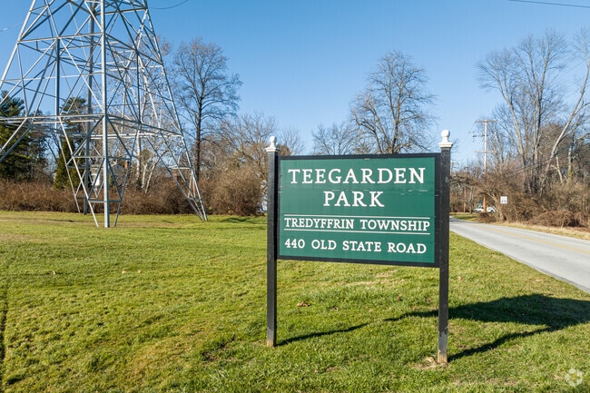 Teegarden Park is a popular recreation destination located in Berwyn PA.