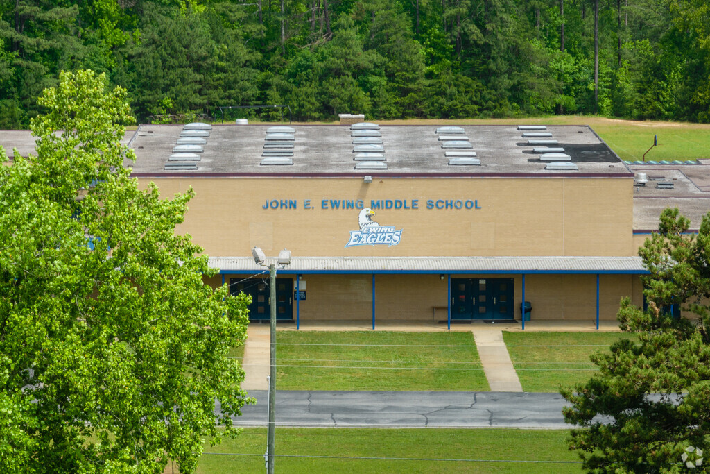 John E. Ewing Middle School entrance.