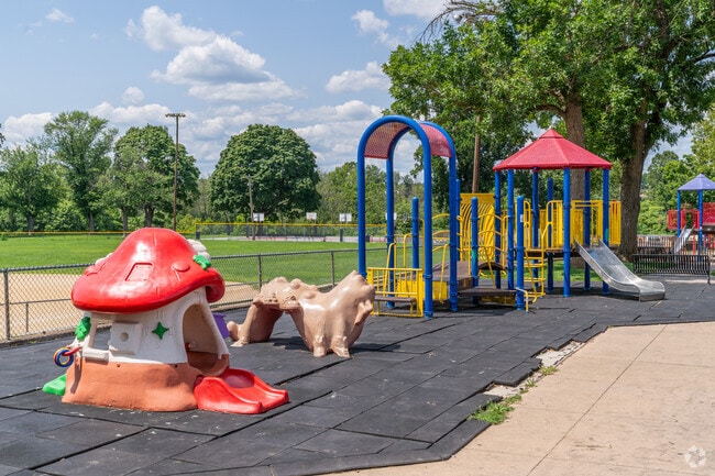 The playground at Baer Park in Northwest Reading is loved by neighborhood kids.