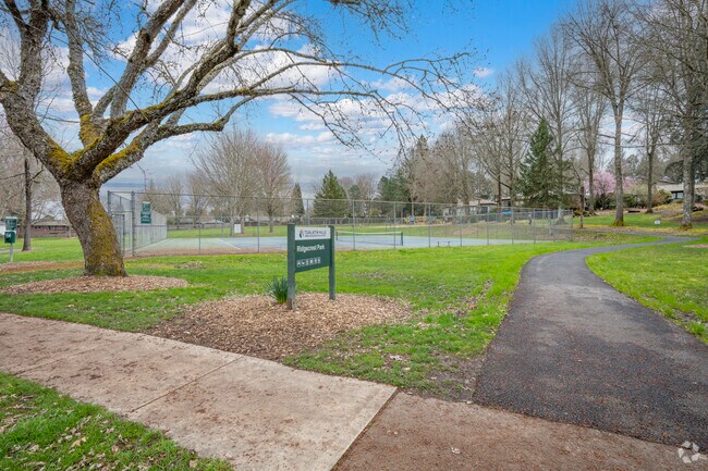 Ridgecrest Park in Vose Beaverton is a great place to shoot hoops or let the kids play.