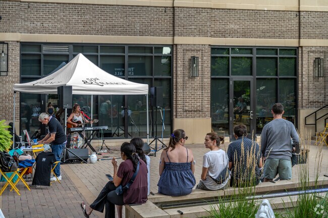 Music on the Plaza is hosted by 50th & France each summer near Grandview.