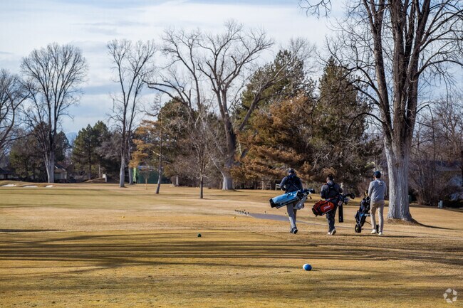 The Columbine Valley Golf Course is the recreation centerpiece of Columbine Valley, Colorado.