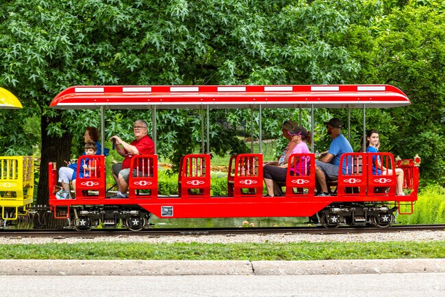 See Gage Park on a Mini-Train and take all the pictures you can.