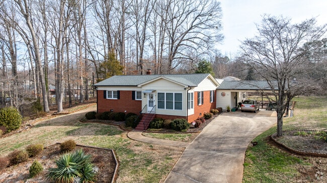A ranch home in Conover with several additions over the years.