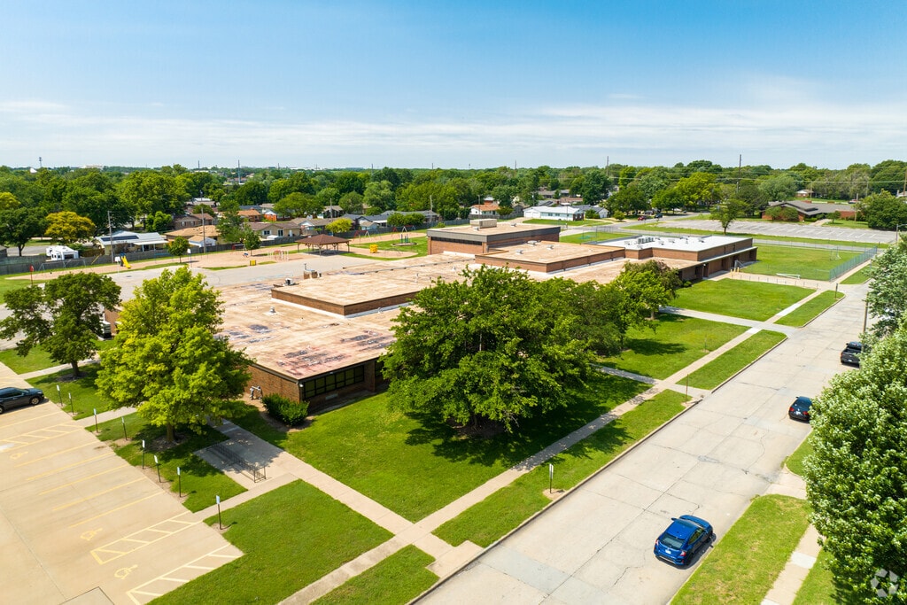 Here is an aerial view of Bostic Traditional Magnet Elementary.