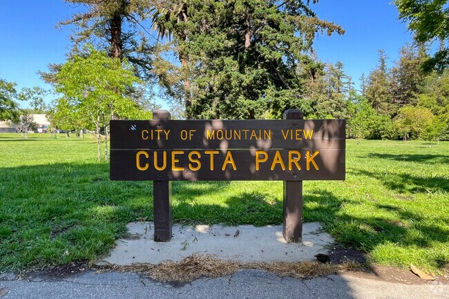 Cuesta Park is the popular park in Mountain View Waverly Park neighborhood.