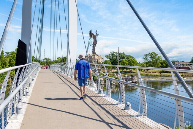 Midtown residents can enjoy a walk along the river.
