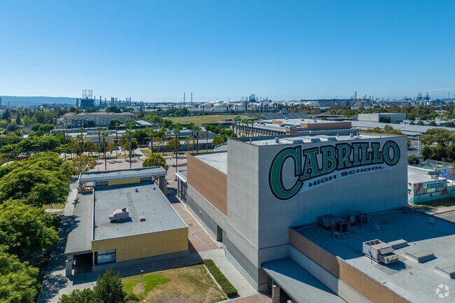 Juan Rodriguez Cabrillo High School is located in the Westside neighborhood of Long Beach.