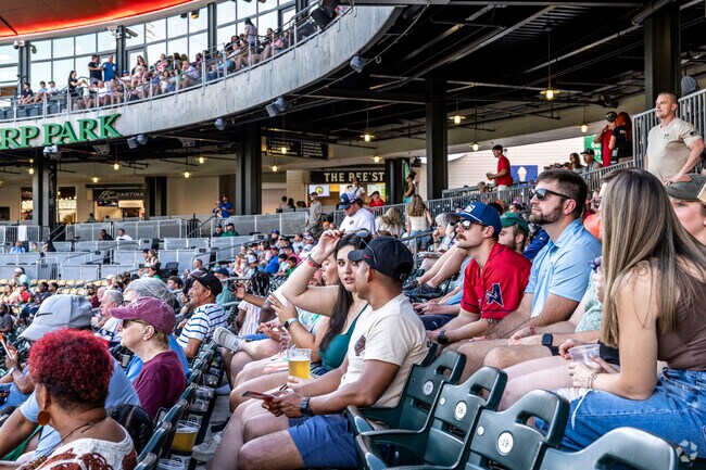 SRP Park, home of the Augusta GreenJackets, is a modern mixed-use development.