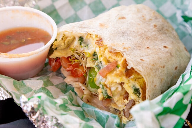 Kiki's Kitchen has delicoious breakfast burritos and more near Nyeland Acres Oxnard.