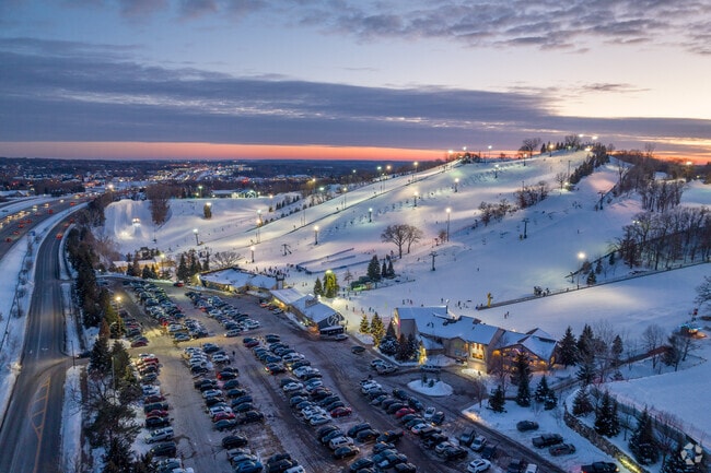 Buck Hill is popular in the winter with skiers and snowboarders.