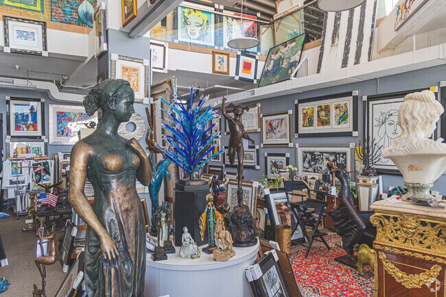 Arjang's Treasures is one of dozens of art galleries in The Village.