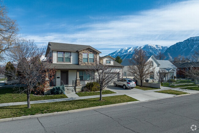 Residential blocks in Provo’s Downtown showcase traditional two-story architecture.