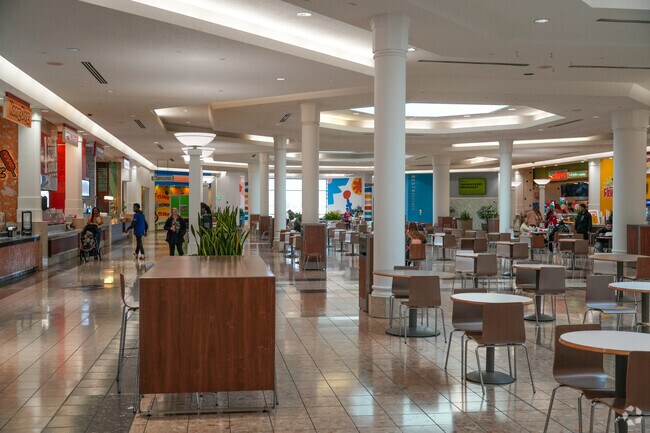 Southlake Mall features a food court with many dining options.